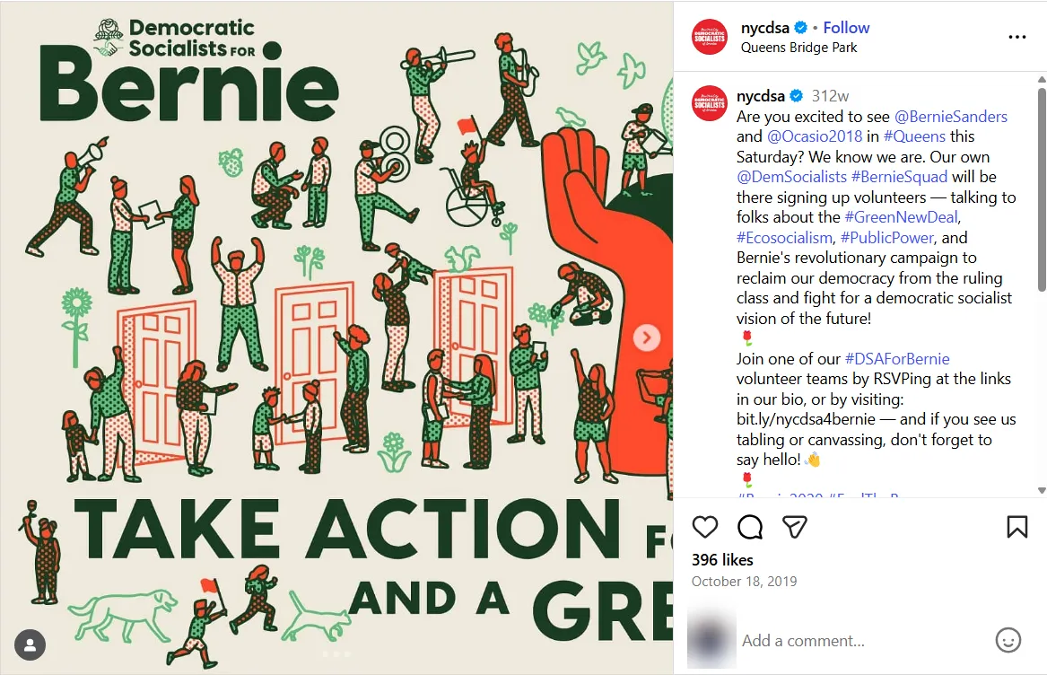 Democratic Socialists for Bernie Green New Deal